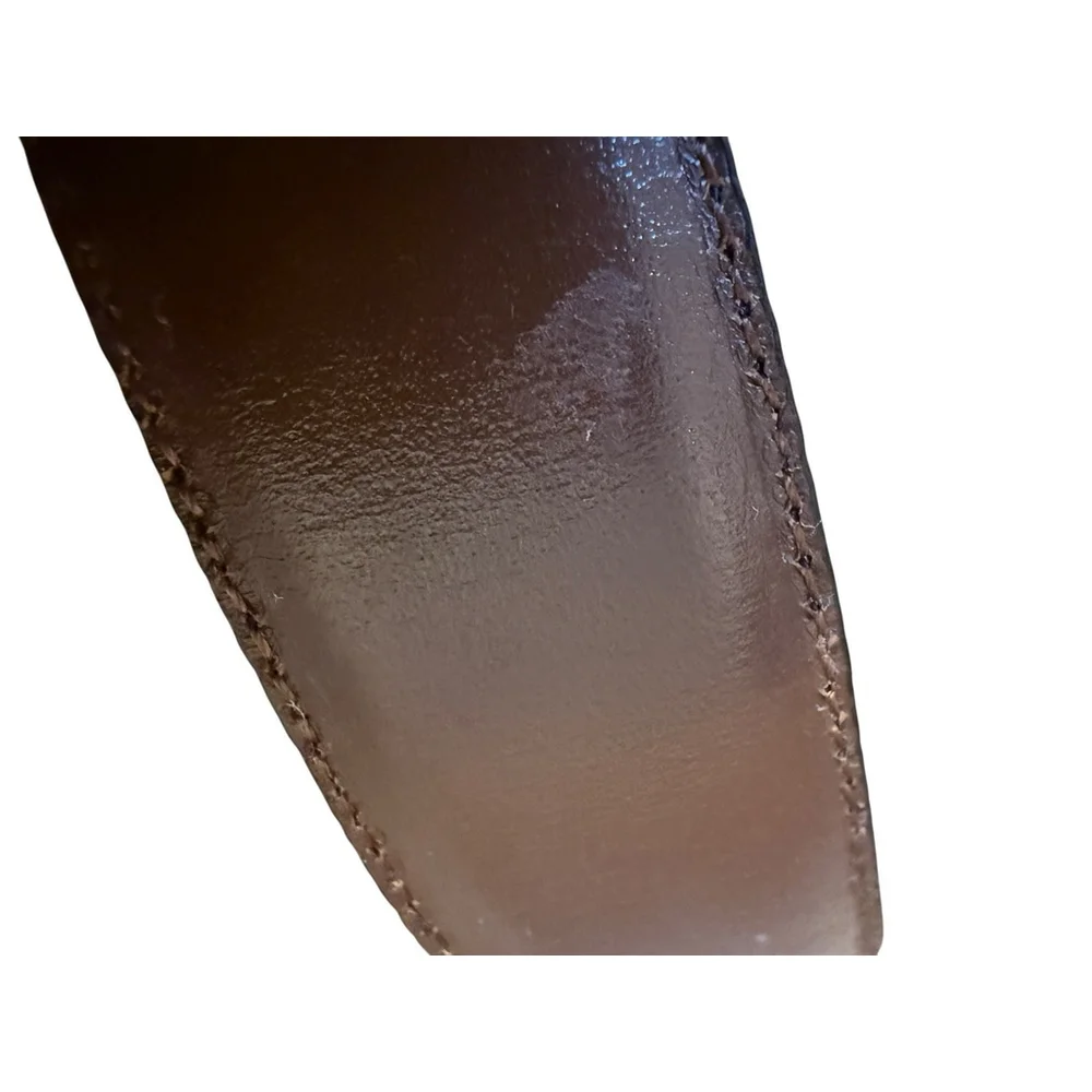 Polo Ralph Lauren Reversible Leather Belt Size 54 Black Brown New with Tags Read